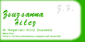 zsuzsanna hilcz business card